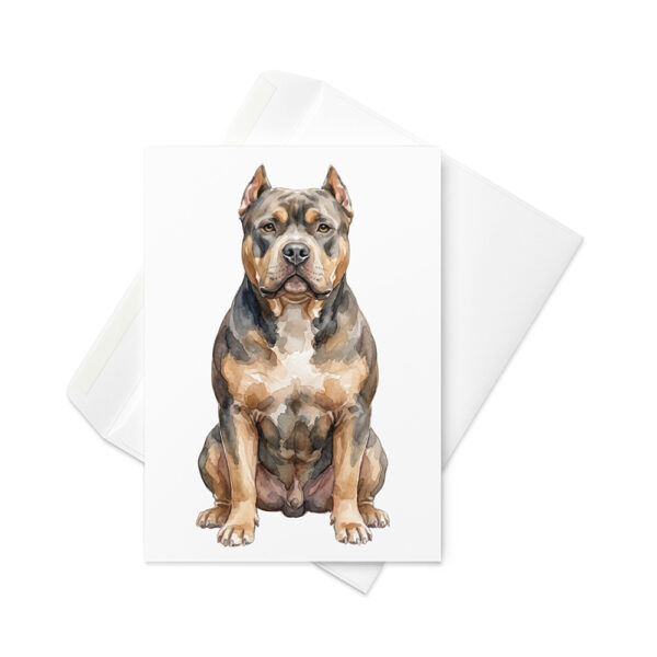 Vikt kort med american bully
