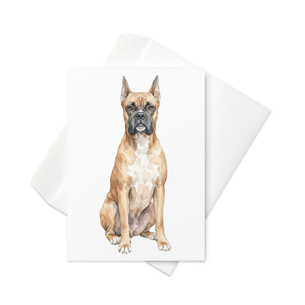 Vikt kort med boxer