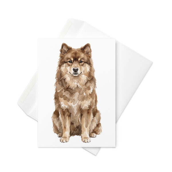 Vikt kort med finsk lapphund