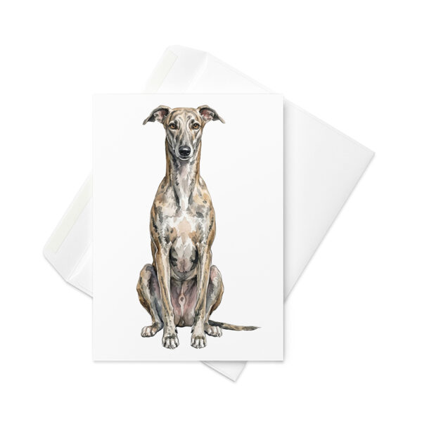 Vikt kort med greyhound
