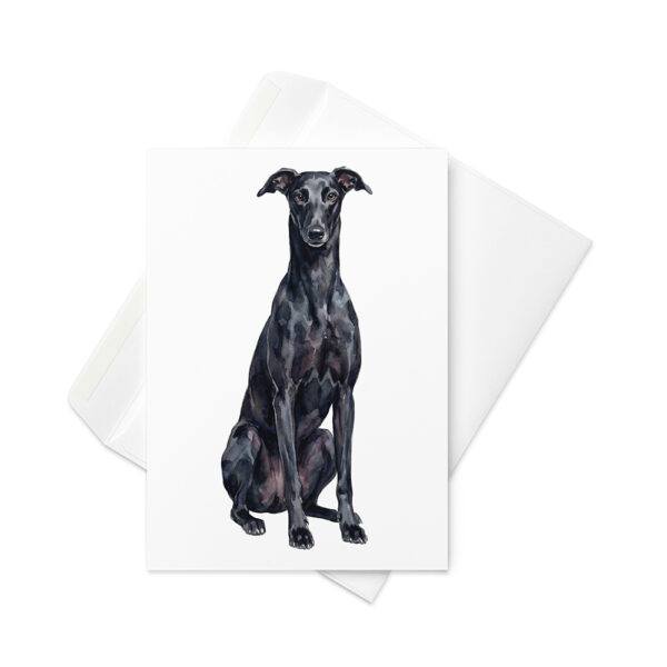 Vikt kort med greyhound