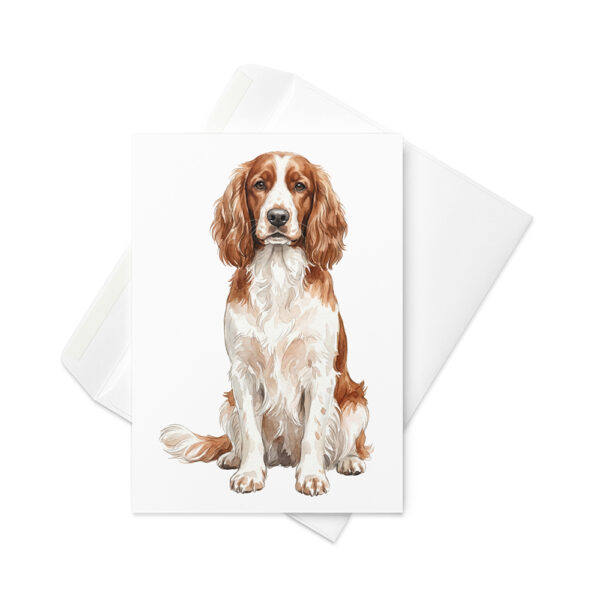 Vikt kort med welsh springer spaniel