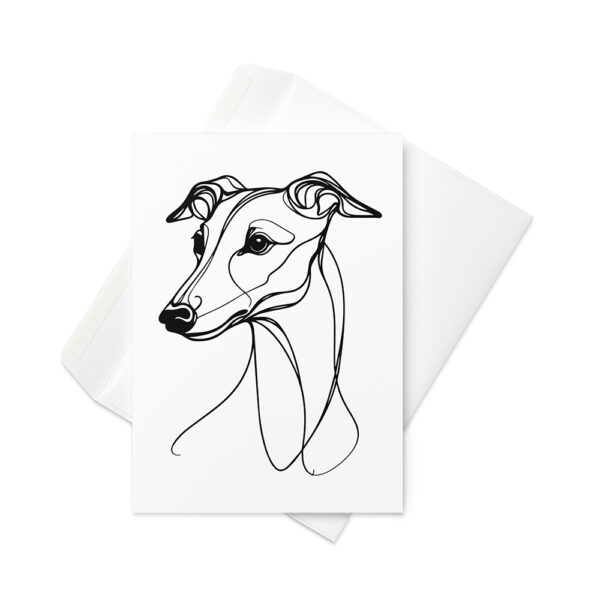 Vikt kort med whippet