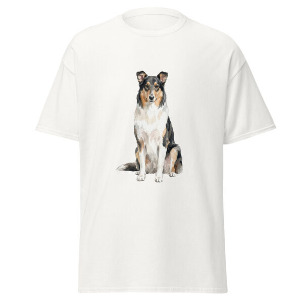 T-shirt collie, långhårig