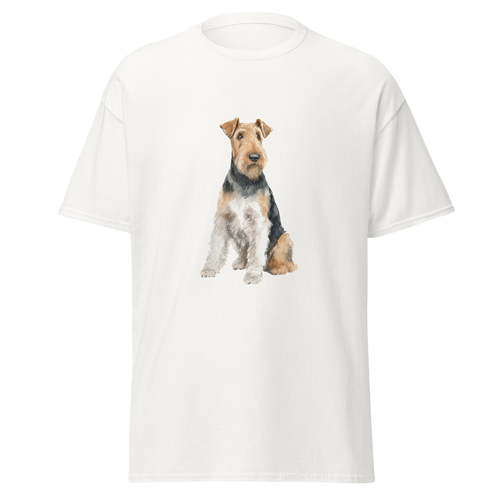 T-shirt foxterrier, strävhårig