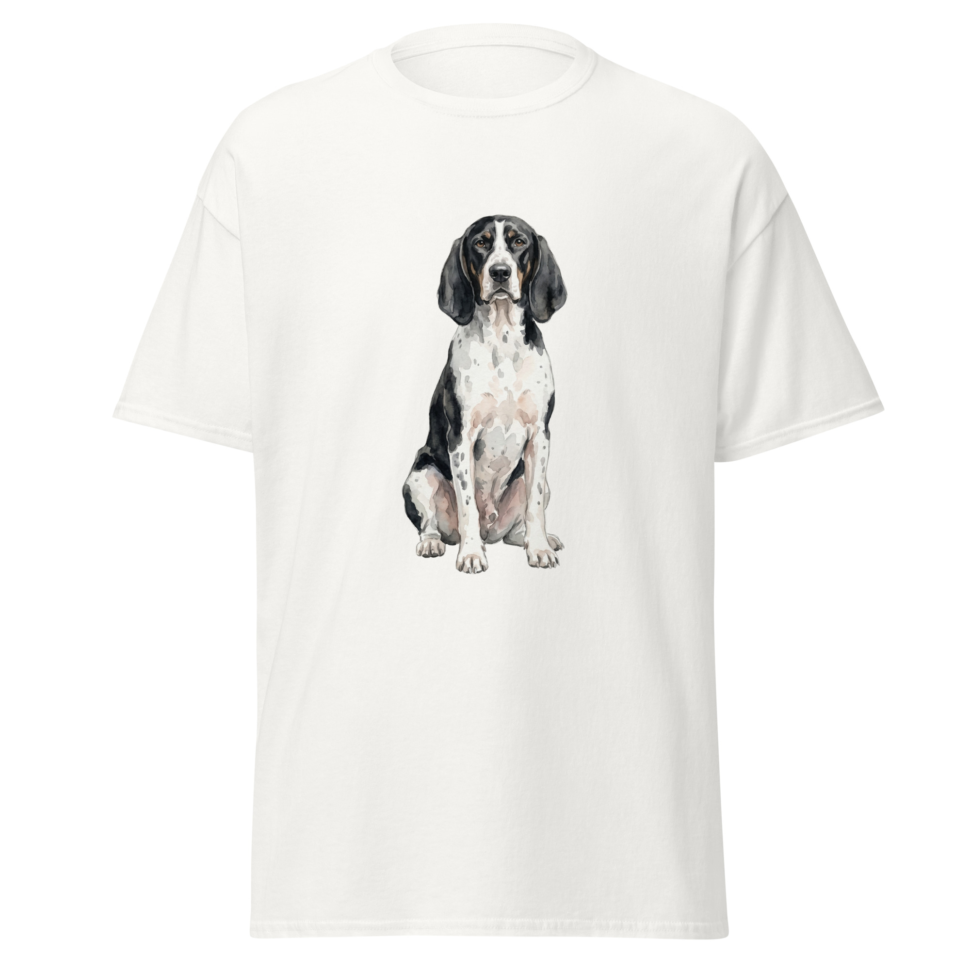 T-shirt francais blanc et noir