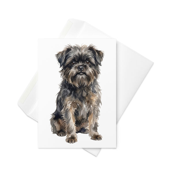 Vikt kort med affenpinscher