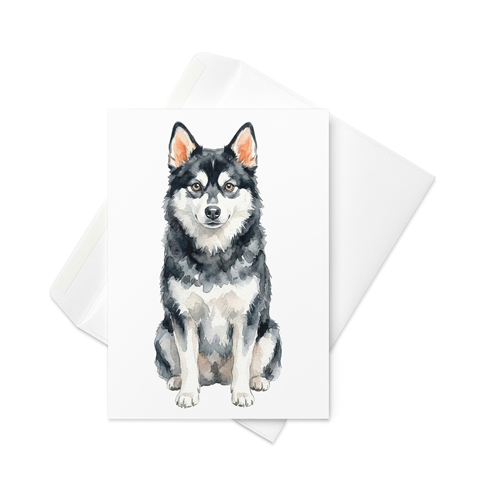Vikt kort med alaskan klee kai