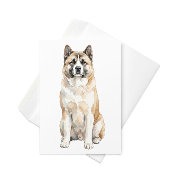 Vikt kort med american akita