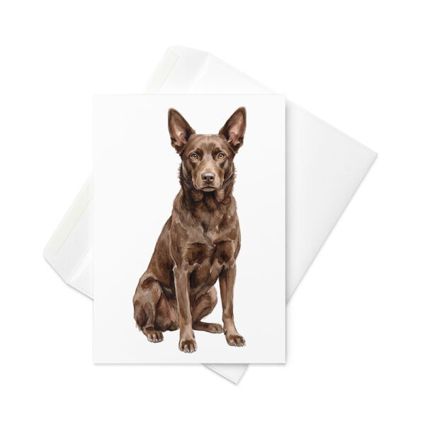 Vikt kort med australian kelpie