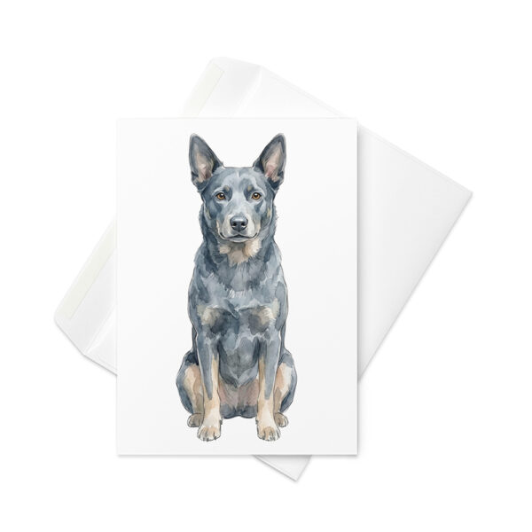 Vikt kort med australian kelpie