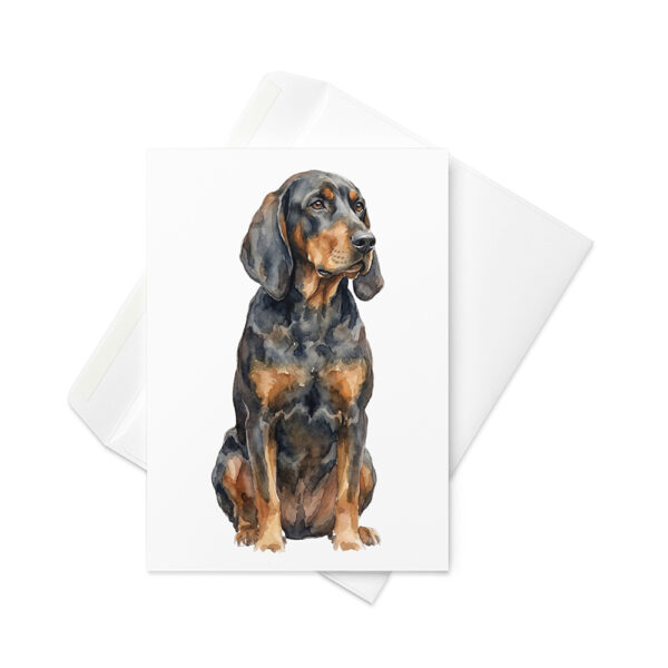Vikt kort med black and tan coonhound