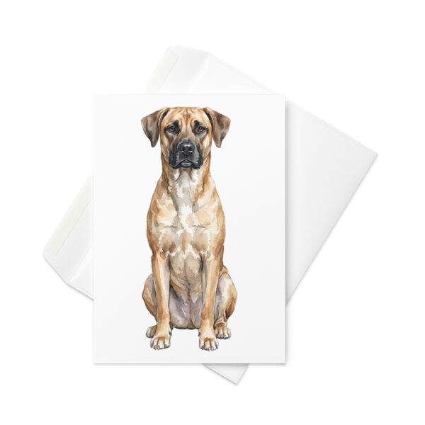 Vikt kort med black mouth cur