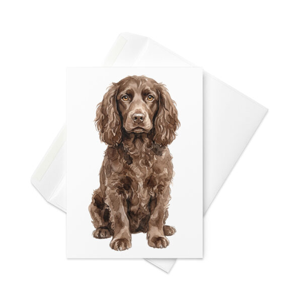 Vikt kort med boykin spaniel