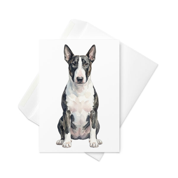 Vikt kort med bullterrier