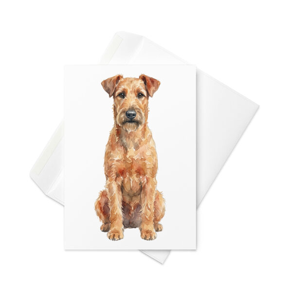 Vikt kort med irländsk terrier