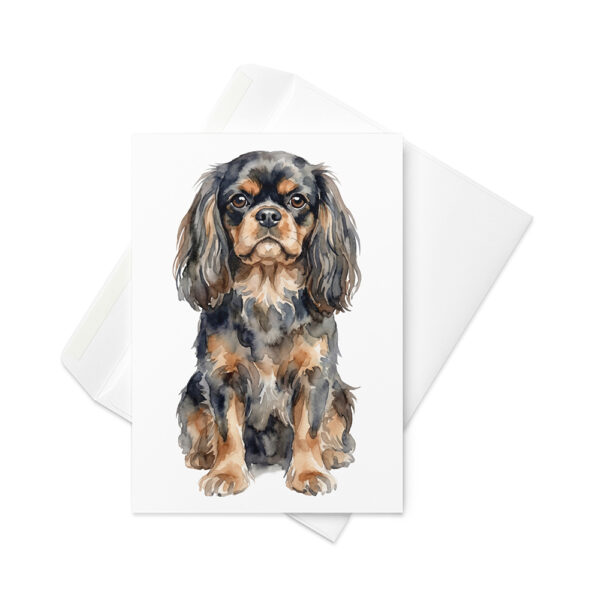 Vikt kort med king charles spaniel