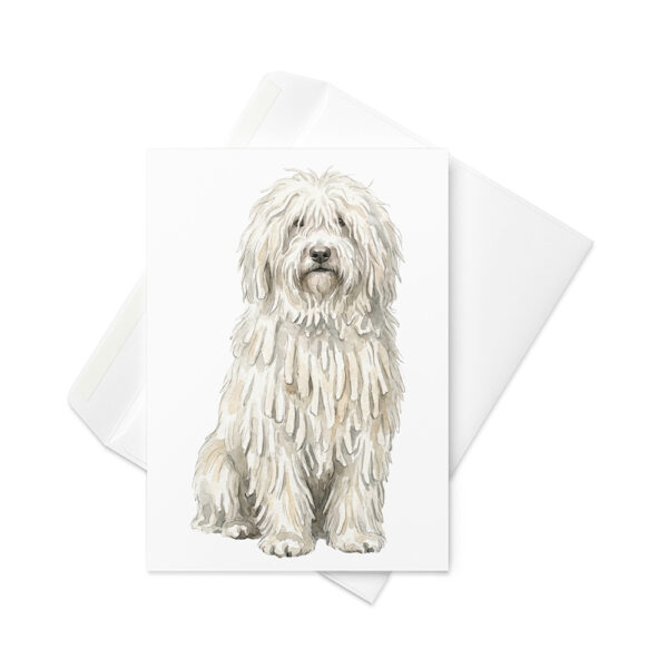 Vikt kort med komondor