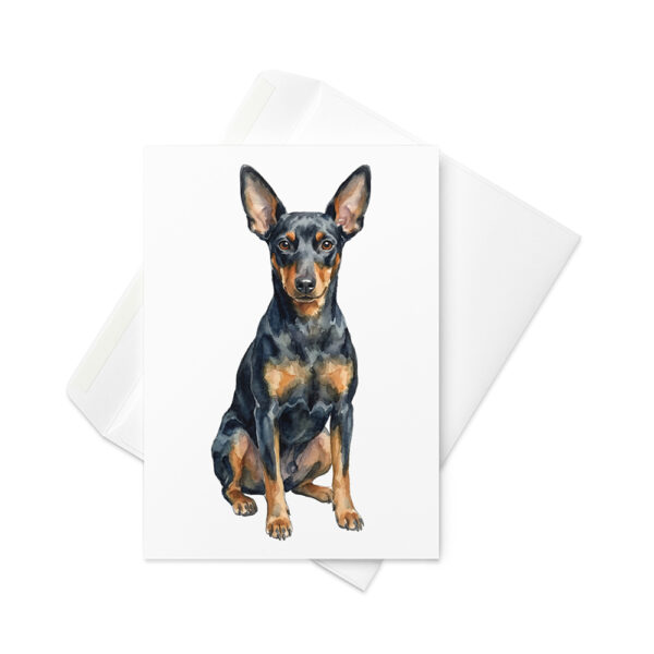 Vikt kort med manchesterterrier