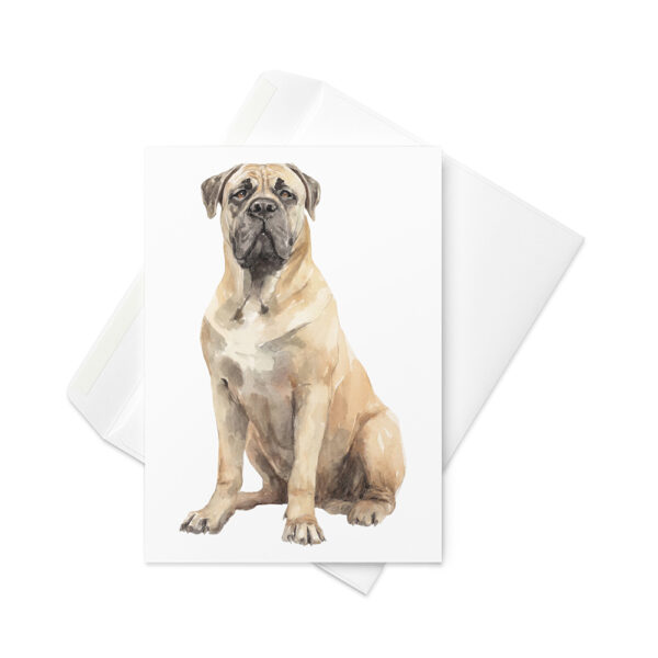Vikt kort med mastiff