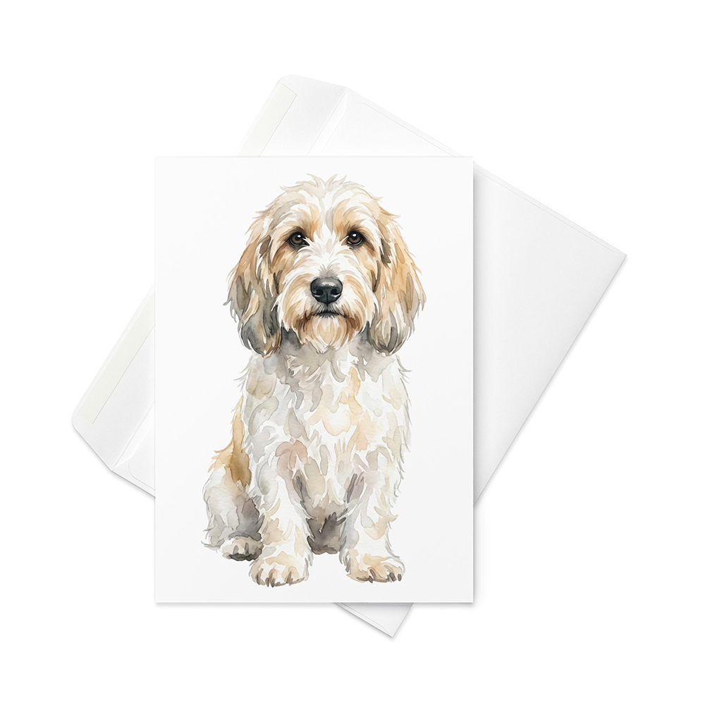 Vikt kort med petit basset griffon vendéen