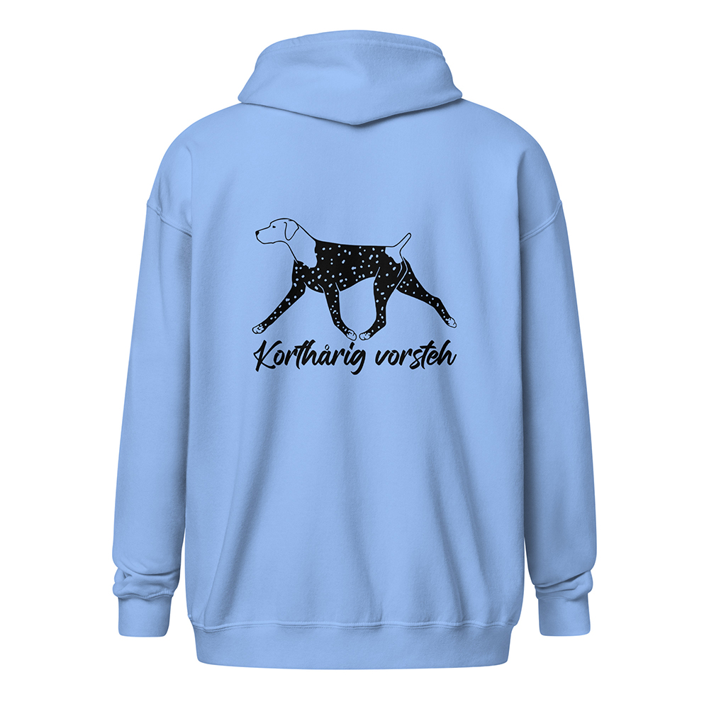 hoodie-carolina-blue-back-korthårig vorsteh 1371