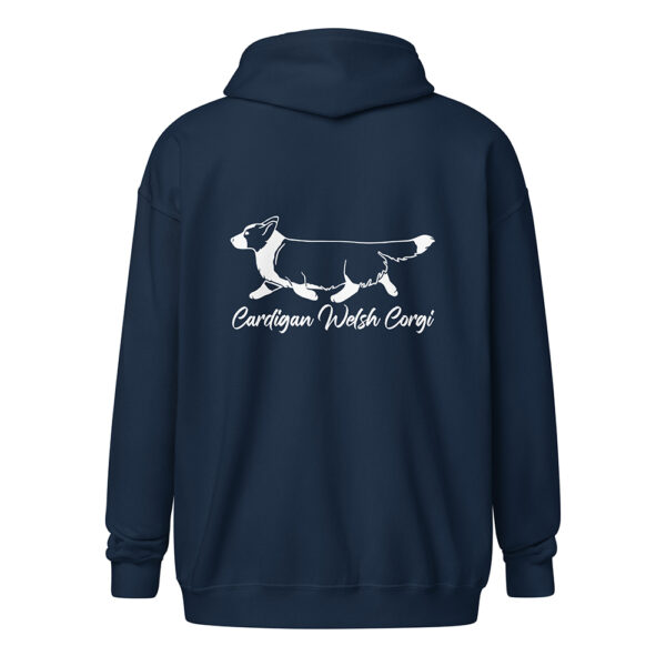 Hoodie Cardigan Welsh Corgi