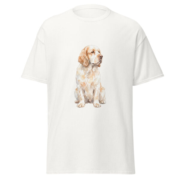 Vikt kort med clumber spaniel