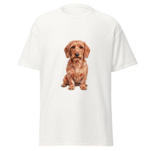 T-shirt strävhårig tax