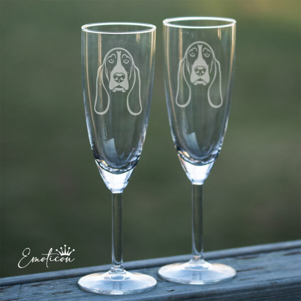 Champagneglas basset artésien normand