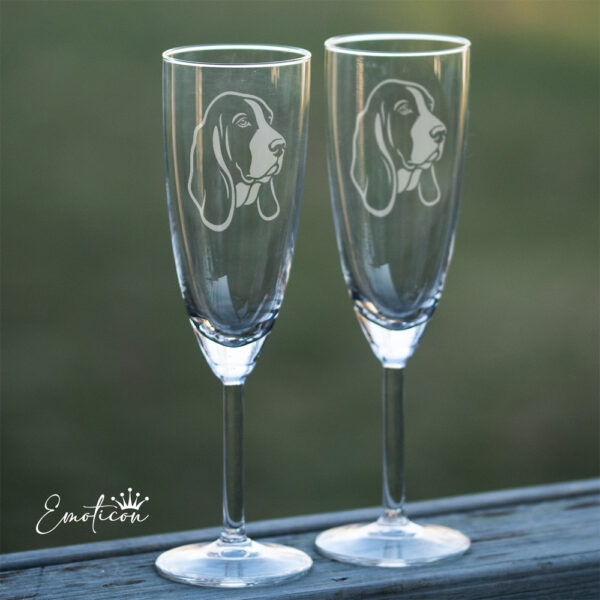 Champagneglas basset artésien normand