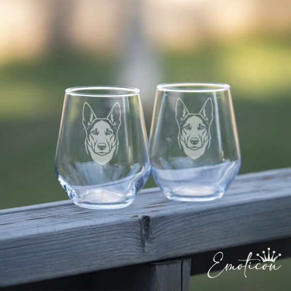 Glas canaan dog