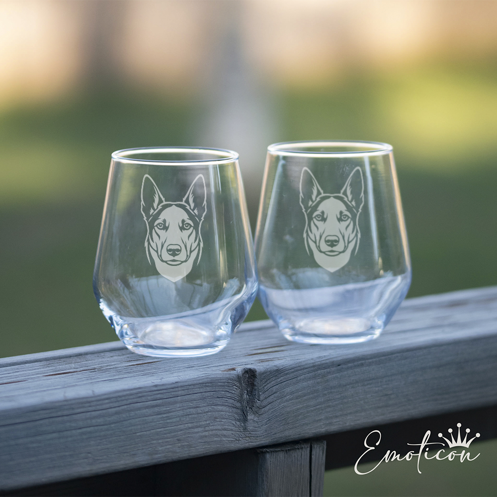 Glas canaan dog