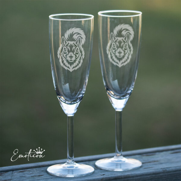 Champagneglas ekorre