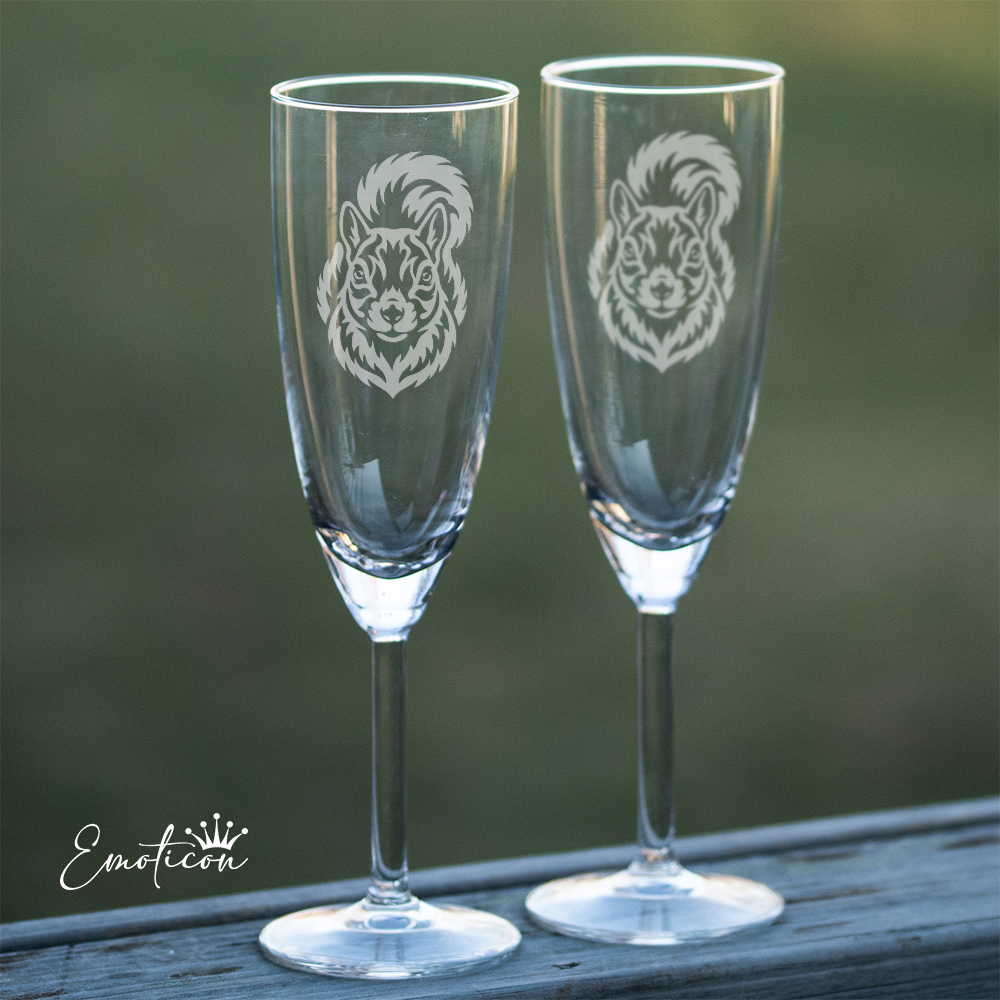 Champagneglas ekorre