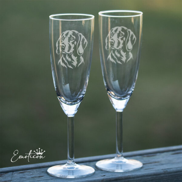 Champagneglas erdélyi kopó