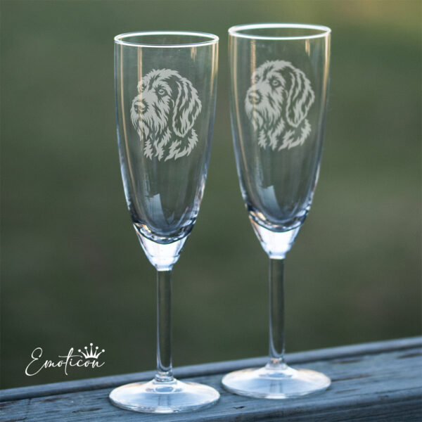 Champagneglas griffon nivernais