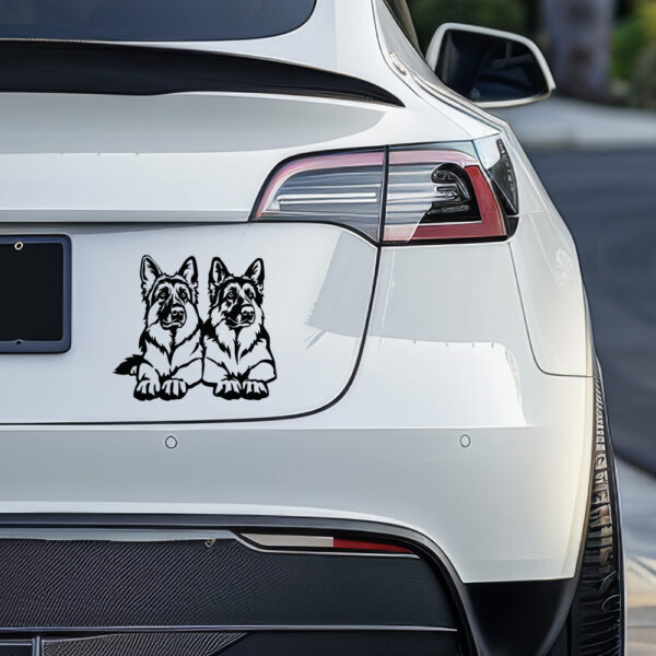 Dekal tysk schäferhund
