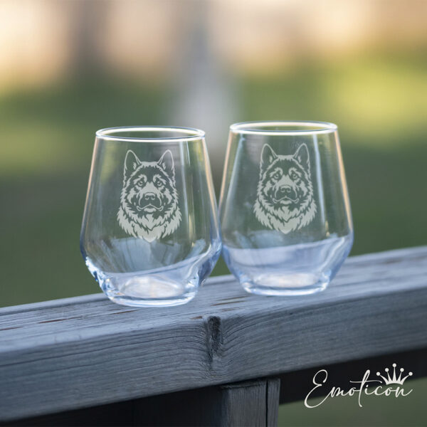 Glas american akita
