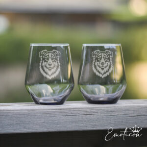 Glas grå