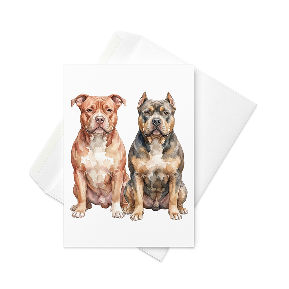 Vikt kort med american bully