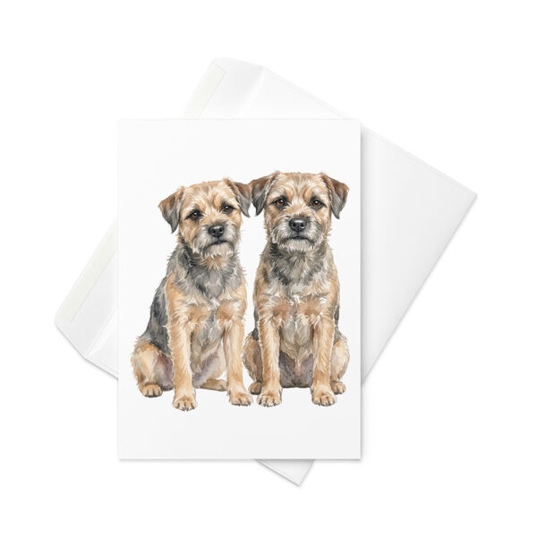 Vikt kort med borderterrier
