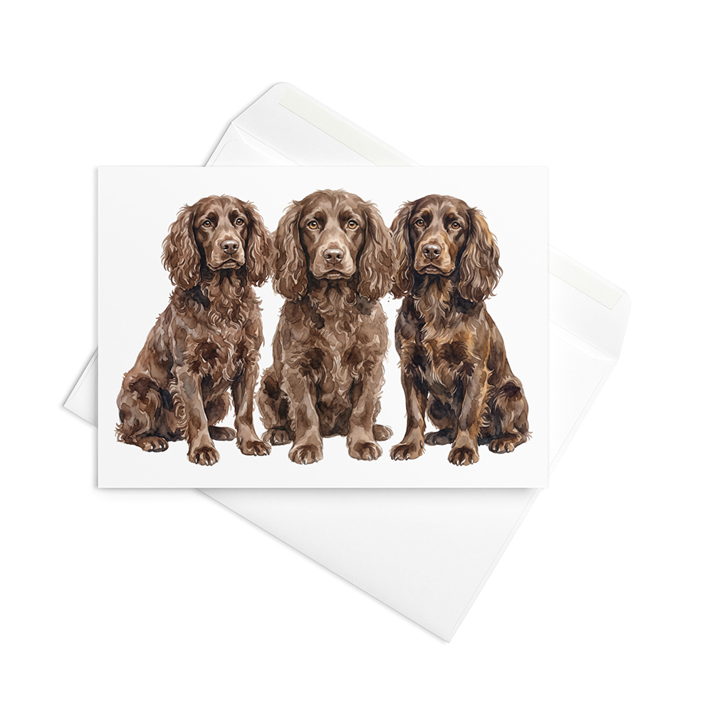 Vikt kort med boykin spaniel