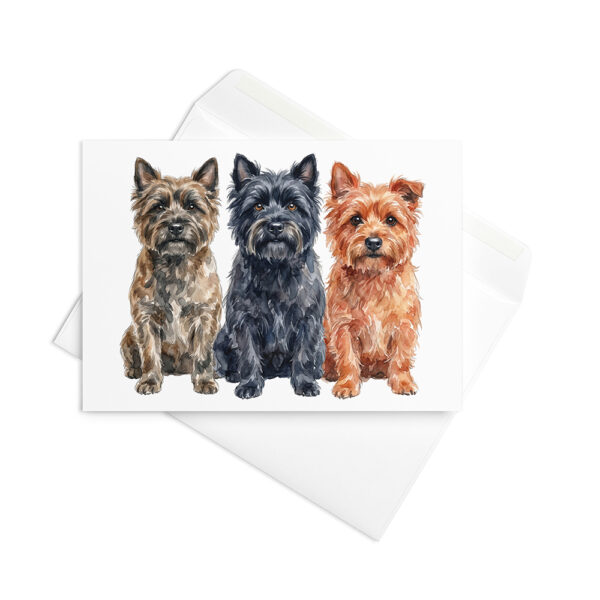 Vikt kort med cairnterrier