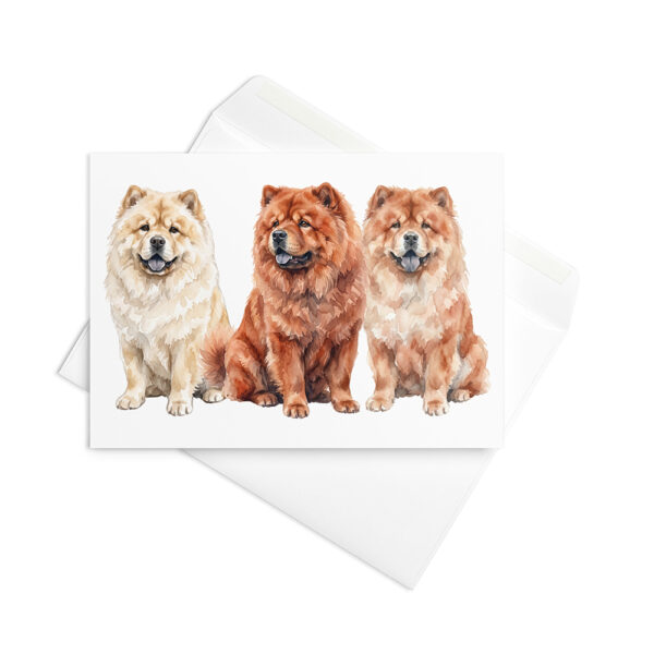 Vikt kort med chow chow