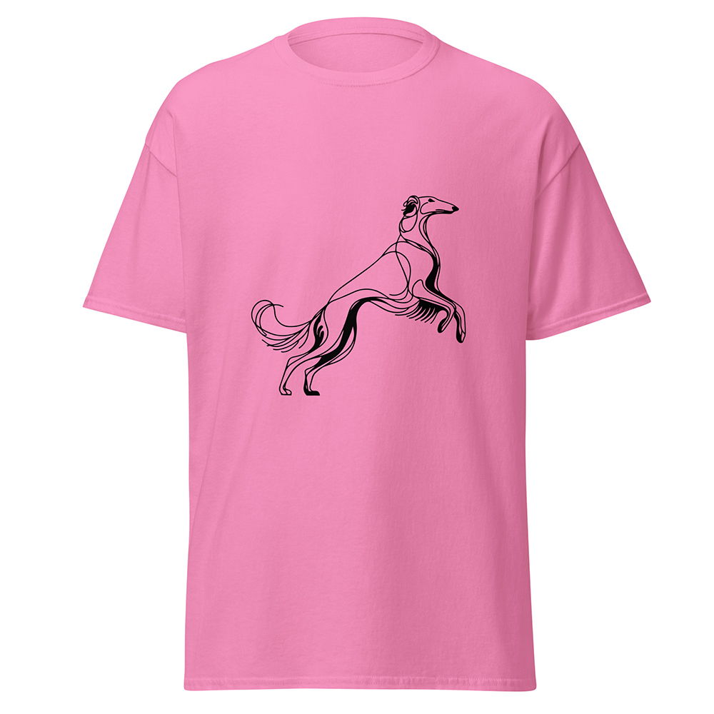 T-shirt borzoi