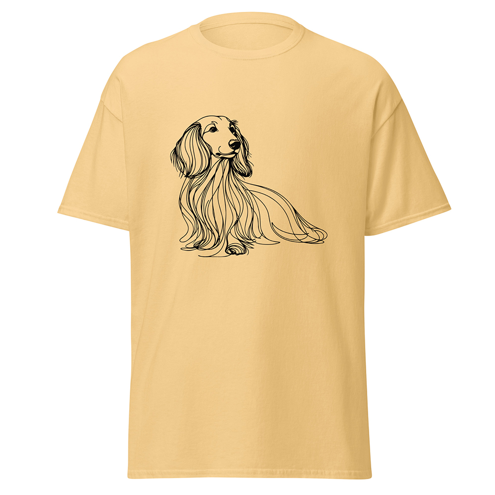 T-shirt långhårig tax